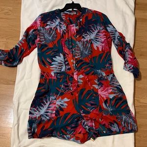 Jennifer Lopez Kohl’s Red Romper size 14